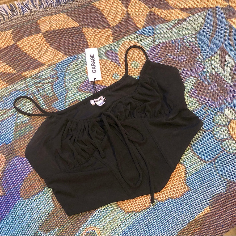 Garage Black ‘Whitney Bustier’ Corset Tank Top